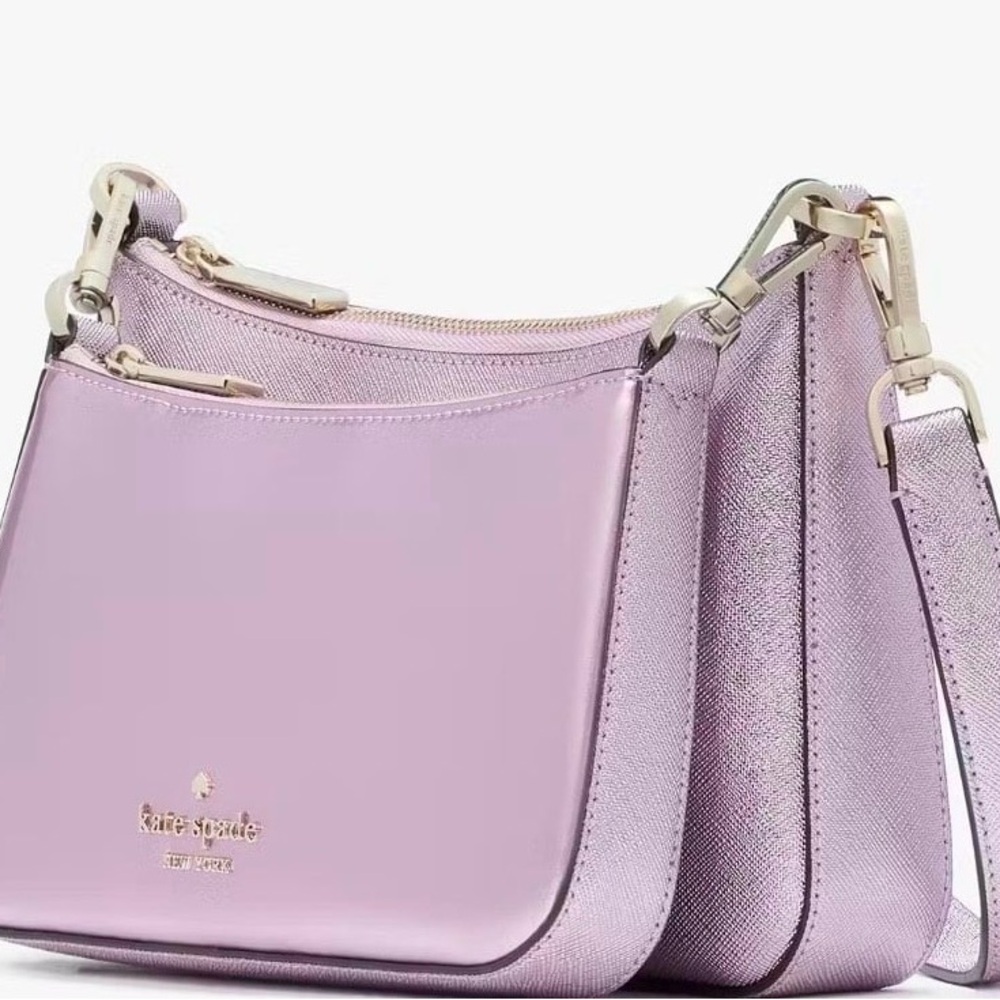 Kate Spade Lavender Duet Crossbody Bag